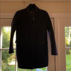 Jcrew Navy Wool Coat